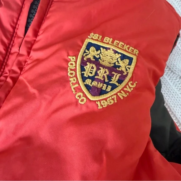 Polo Ralph Lauren Reversible Bleeker Street Winter Warm Down Vest Puffy 18 Month - Picture 2 of 16